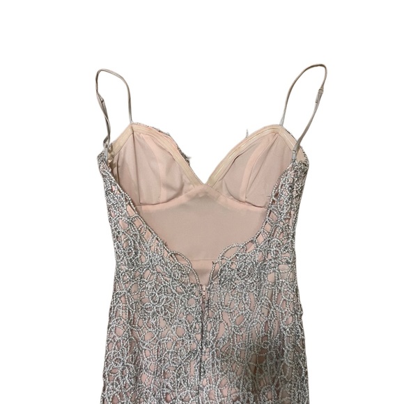 Lace Maxi Prom Dress - Picture 2 of 4